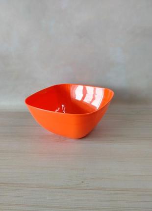 Миска "салатник" объем 0.5л, оранжевый