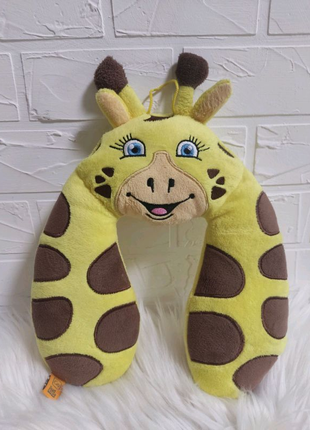Дитяча дорожна подушка під голову жираф м'яка іграшка з Європи