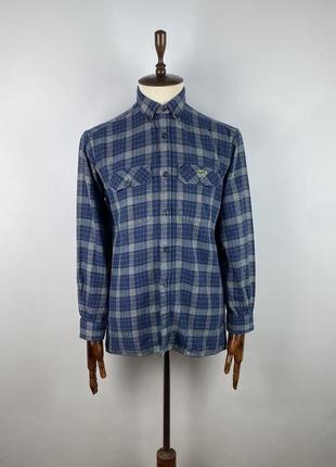 Оригинальная мужская фланелевая рубашка lacoste flannel 979 pl...