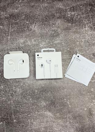 Наушники Apple EarPods USB-C with Mic Original OEM для iPhone