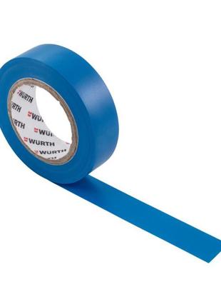 Изоляционная лента PVC, синяя, 18мм/10м Wurth (арт. 1985105)