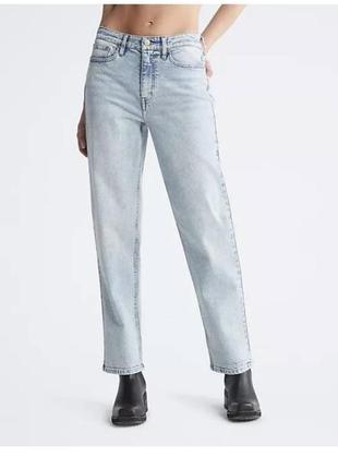 Джинси calvin klein high straight fit jeans
