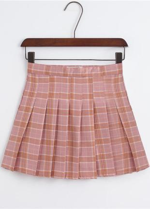 Детская юбка нежно-розовая с шортиками 6620 пудровая юбочка в ...