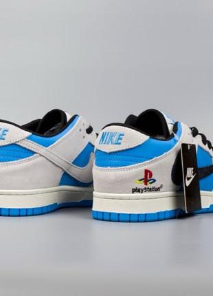 Чоловічі кросівки Nike SB Dunk Low x Travis Scott PlayStation blu