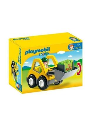 Ігровий набір арт. 6775 (6шт) Playmobil, Бульдозер,короб.