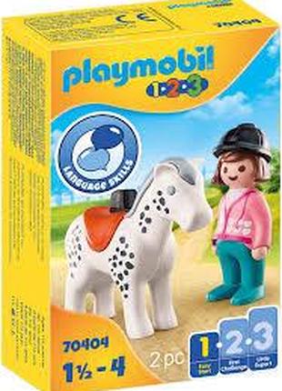 Ігровий набір арт. 70410, Playmobil, Хлопчик з поні, у коробці