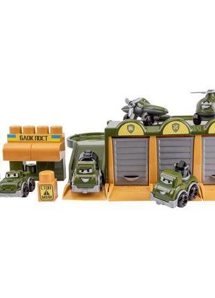 Игровой набор "Военная база" с машинками