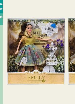 Кукла "Emily" Эмили QJ078A/QJ078C 2 вида,с манекеном и аксессу...