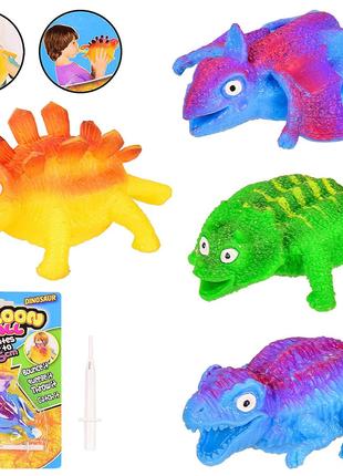 Животные игрушки резиновые cks-10233c надувные, 4 вида, на пла...