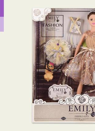 Кукла "Emily" Эмили QJ090A с аксессуарами, р-р куклы - 29 см, ...