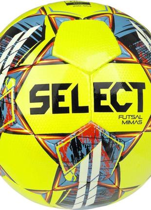 Мяч футзальный SELECT Futsal Mimas (FIFA Basic) v22 желтый/бел...