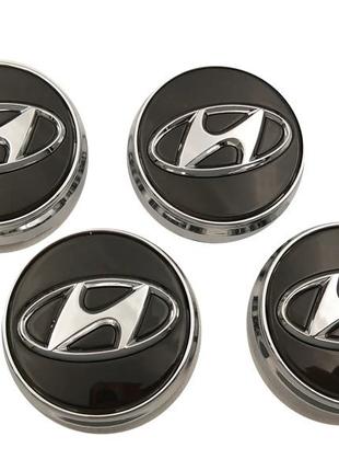 Комплект ковпачків для литих дисків Hyundai (4 шт)