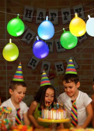 Лед гирлянда надувные шары на детский праздник день рождения