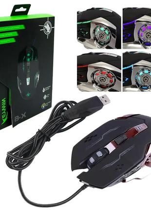 Ігрова мишка з підсвічуванням Gaming Mouse X6