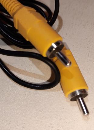 Кабель для відеосигналу RCA – RCA 1 pin жовтий.