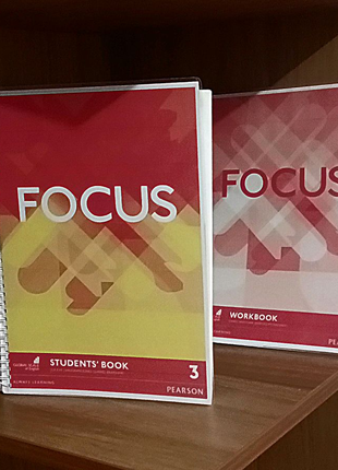 Focus 2nd edition 4, student's book + Workbook / Підручник + Зоши