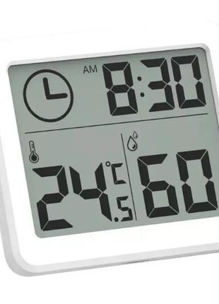 Цифровий Термометр /Гігрометр / годинник -10...+70 C