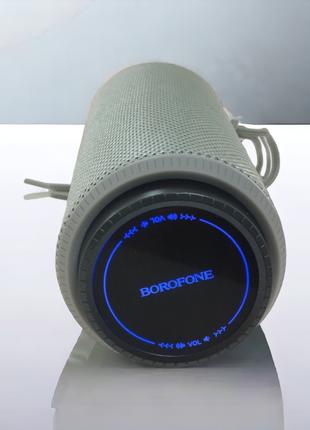Стильна Bluetooth Колонка Borofone/Сірий