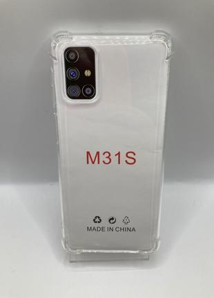 Чохол Samsung M31s Silicone 0.8mm Clear