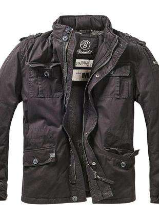 Куртка зимняя brandit britania winter jacket черный (l)