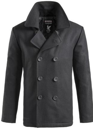 Пальто бушлат мужской surplus pea coat черный (s)