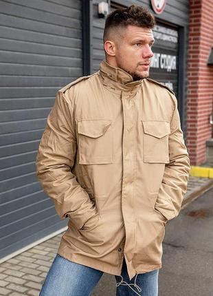 Куртка мужская m65 surplus us fieldjacket beige (m)