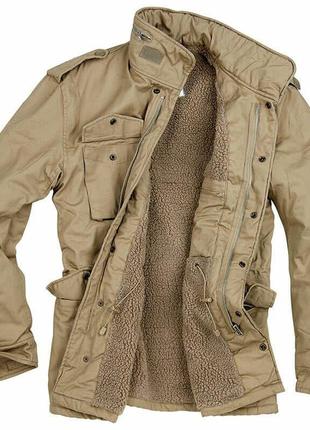 Куртка зимняя surplus paratrooper winter jacket бежевый (s)