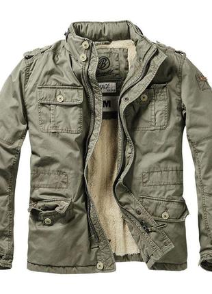 Куртка зимняя brandit britania winter jacket оливковый (l)