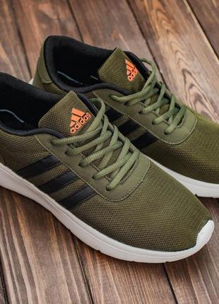 Кросівки adidas run khaki літні кроси адідас в сіточку