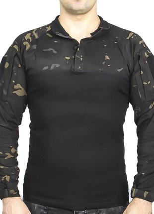 Рубашка тактическая убокс pave hawk ply-11 camouflage black 2xl