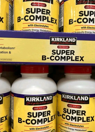 Вітамін B-comlex + Electrolytes  Kirkland Signature USA