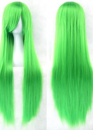 Длинные зеленые парики RESTEQ - 80см, прямые волосы, косплей, ...