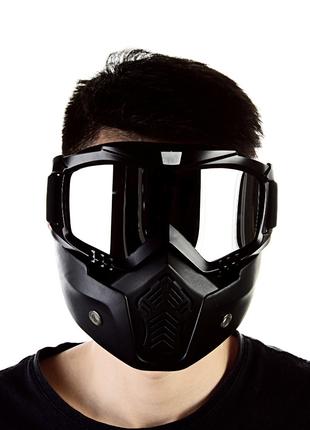 Мотоциклетная маска очки RESTEQ, лыжная маска, маска для монок...