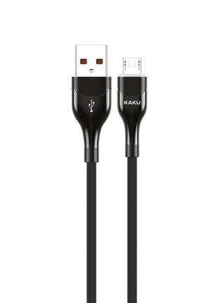 USB кабель Kaku KSC-223 USB - Micro USB 1.2m с подсветкой - Black