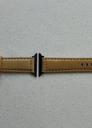 Ремешок из натуральной кожи для Apple Watch светло-коричневый ...