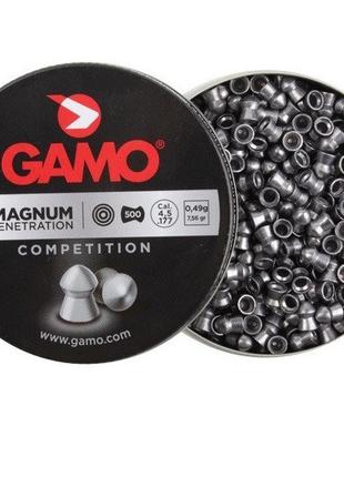 Пули GAMO Pro Magnum 250 шт. кал. 4.5, 0.49 гр.