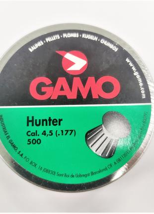 Пули GAMO Hunter 0.49 гр., 500 шт., кал. 4.5