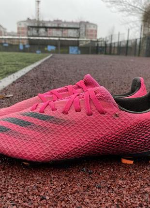 Бутси бампи шиповки adidas x ghosted.3 fg jr взуття для футбол...