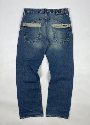 Оригинальные мужские джинсы diesel regular fit blue denim jeans