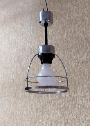 Невелика люстра світильник підвіс на 1 лампу в стилі лофт
