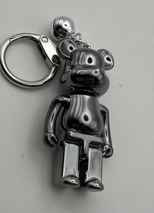 Брелок Мишка робот на ключи , сумку , рюкзак Bearbrick Bear Brick
