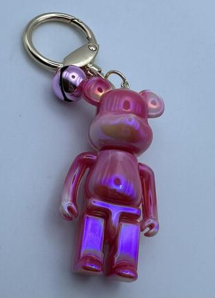 Брелок Мишка робот на ключи , сумку , рюкзак Bear Brick Bearbrick