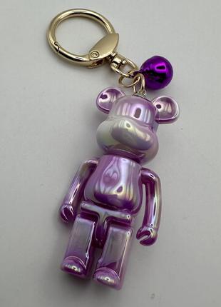 Брелок Мишка робот на ключи , сумку , рюкзак Bearbrick Bear Brick