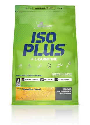 Iso Plus + L-Carnitine (1,5 kg, lemon) tropic blue 18+