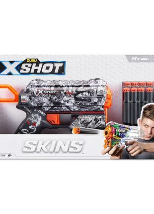 Детский Скорострельный бластер X-Shot Skins Flux Illustrate (3...