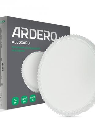 Накладний світлодіодний світильник Ardero AL803ARD 36W коло декор