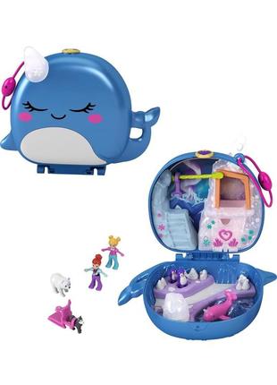 Игровой набор polly pocket полли покет нарвал