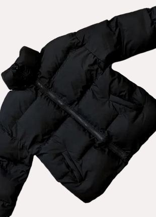Зимняя куртка черного цвета, стиль оверсайз, размер 58/60