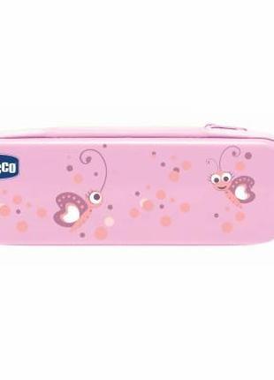 Дитяча зубна щітка Chicco щітка + паста рожевий (06959.10)