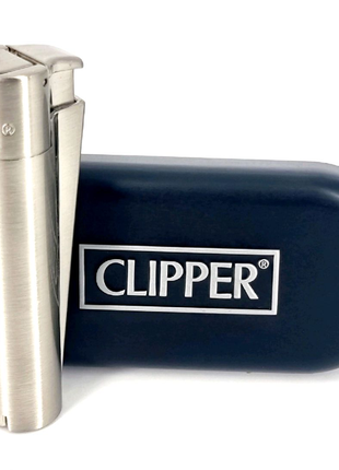 Зажигалка Clipper металл турбо Подарочная